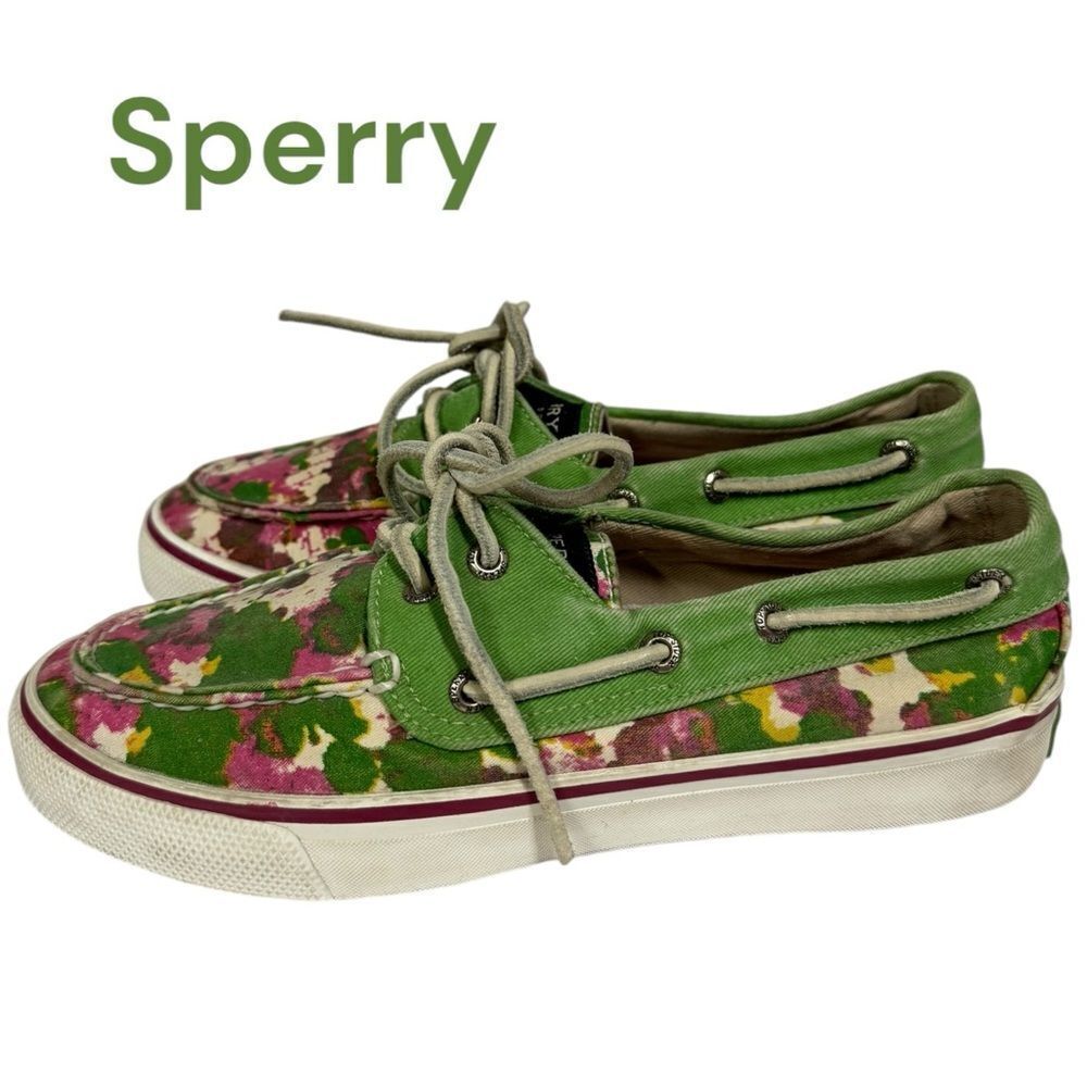 Sperry Top-Sider Bahama Paint Splatter Women's Loafers 5.5